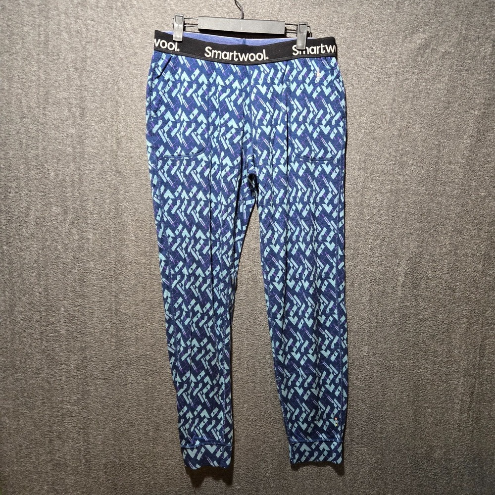 Women's Medium Smartwool Merino‎ 250 Bottom Baselayer Pant Blue Wool W30 x L28.5